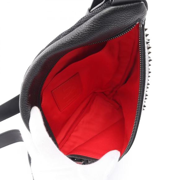 Christian Louboutin Waist Body Funky Leather Bag Black - Picture 3 of 5